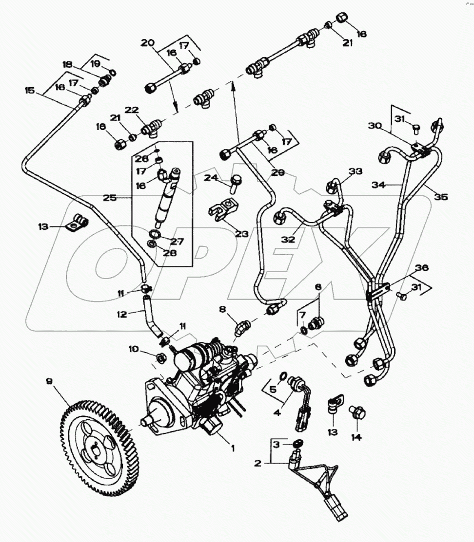  FUEL INJECTION PUMP, 4045HF280 A19001-