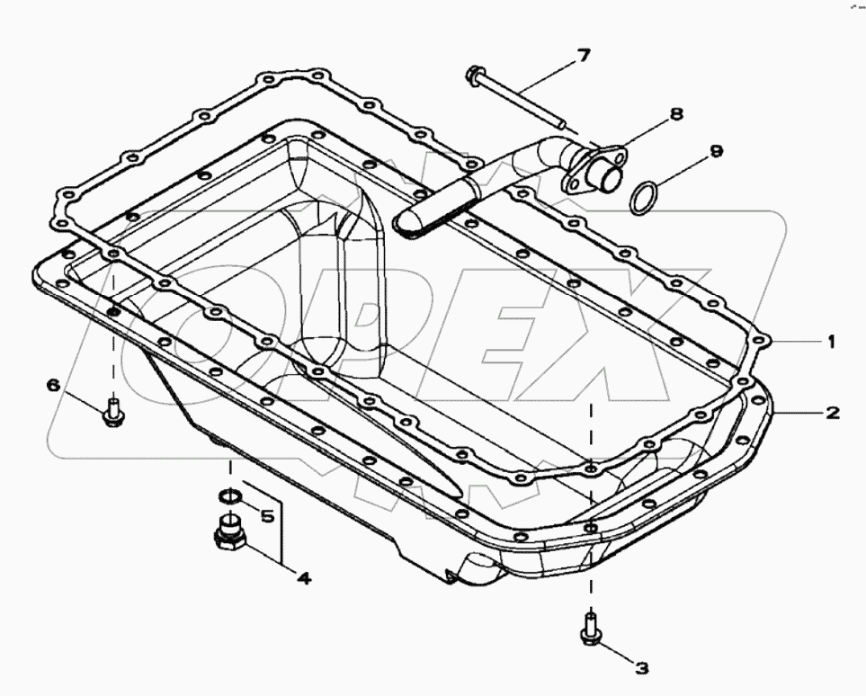  OIL PAN, 4045HF280 A19001-