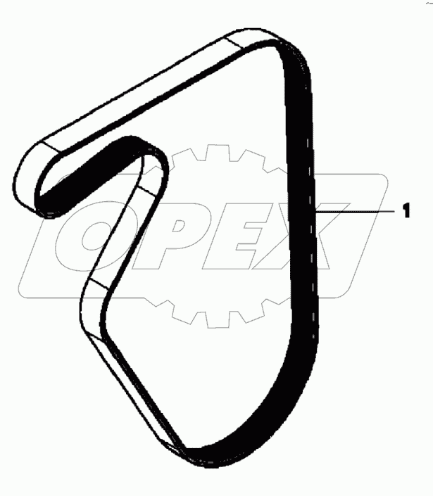  FAN BELT, 4045HF280 A19001-