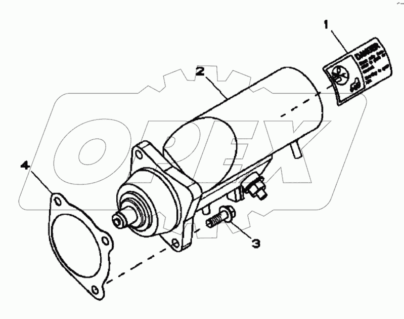  STARTING MOTOR, 4045HF280 A19001-