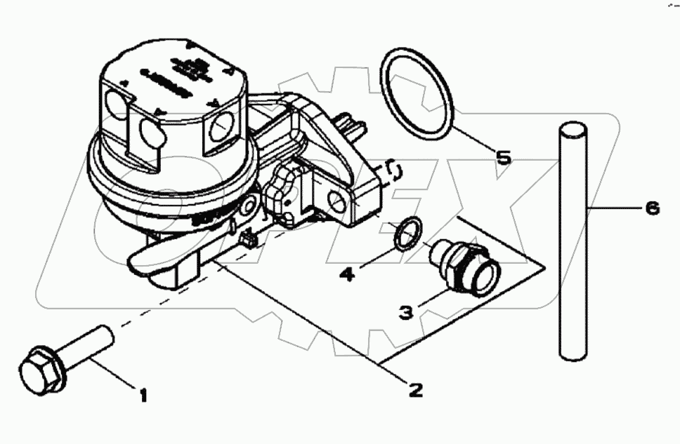  FUEL TRANSFER PUMP, 4045HF280 A19001-
