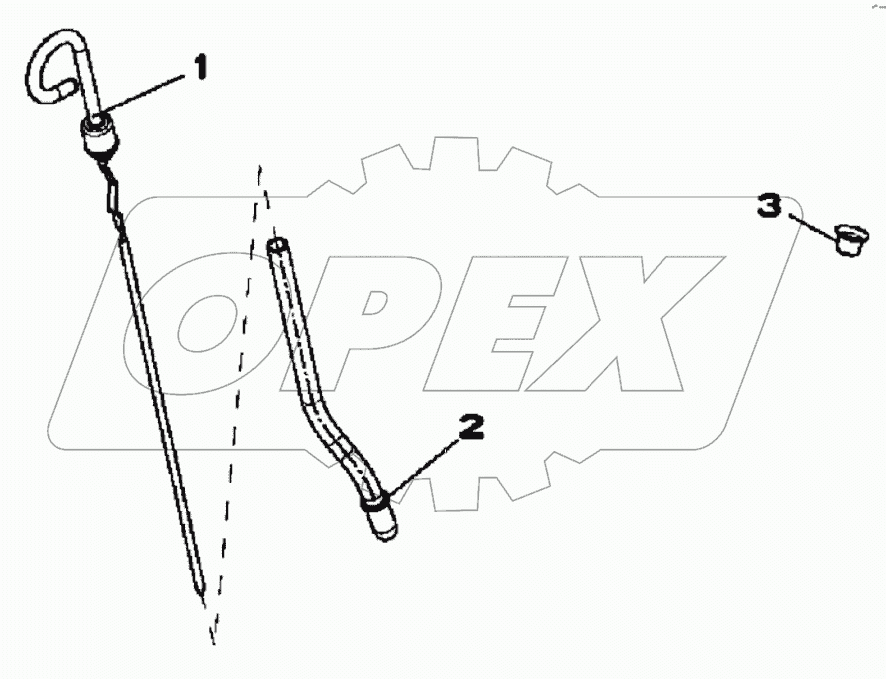  ENGINE OIL DIPSTICK, 4045HF280 A19001-