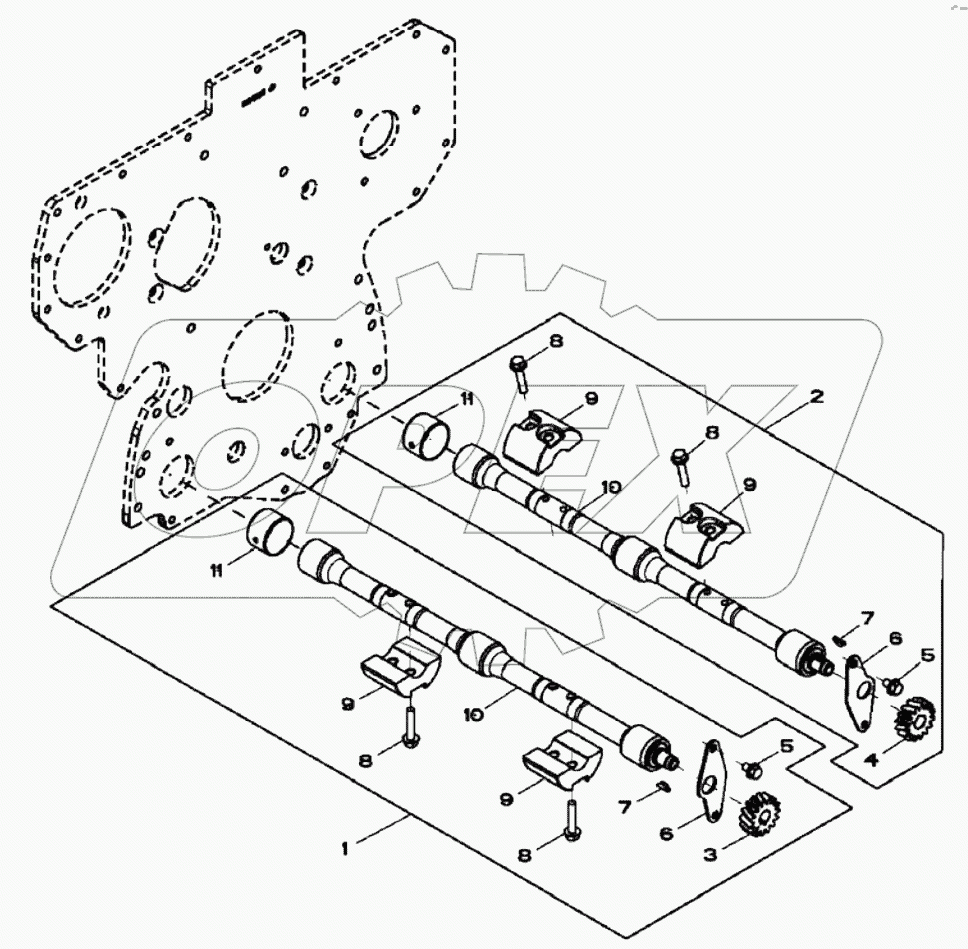  BALANCER SHAFT, 4045HF280 A19001-