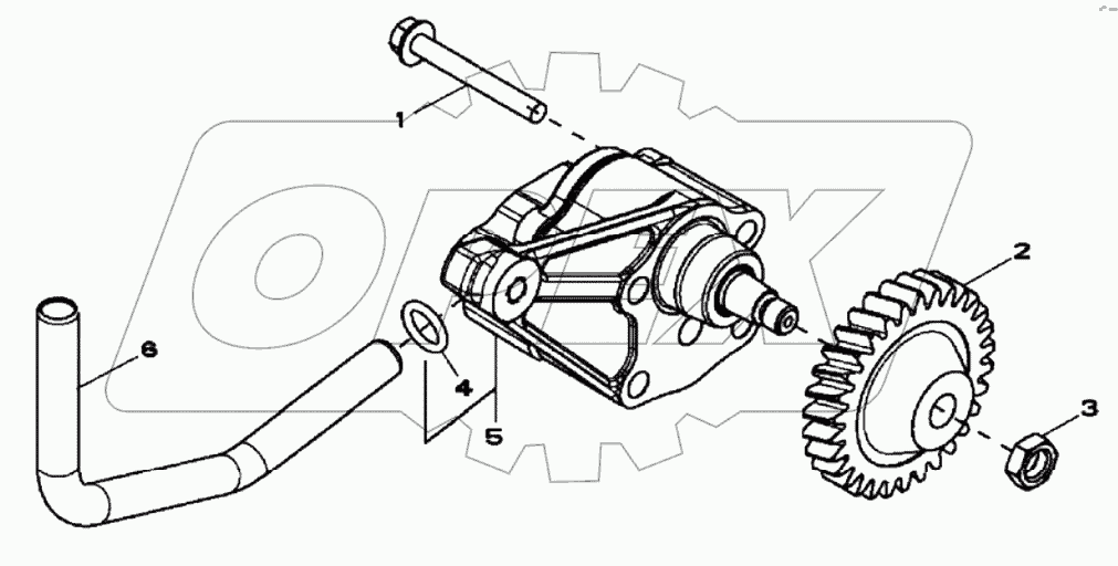  OIL PUMP, 4045HF280 A19001-
