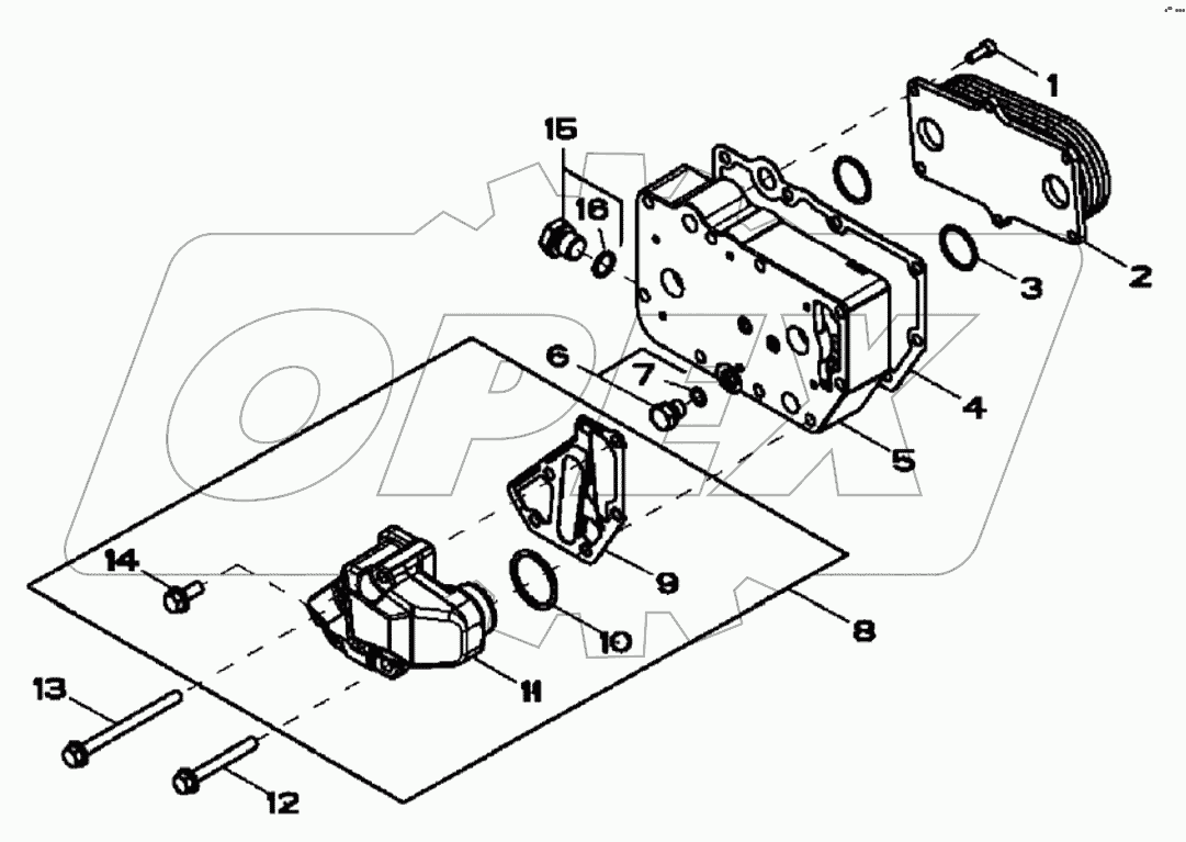  OIL COOLER, 4045HF280 A19001-