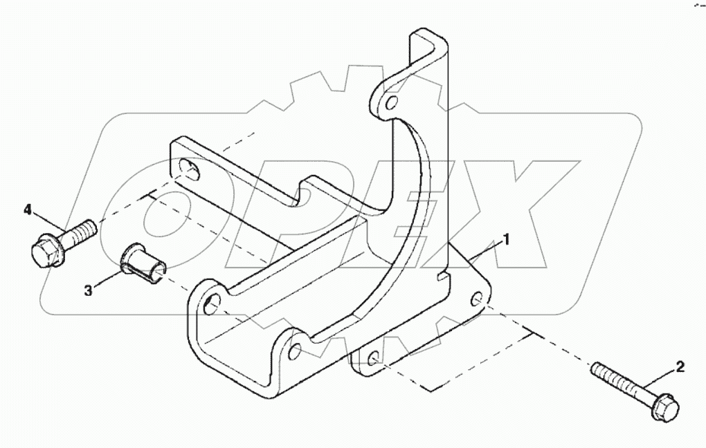  ALTERNATOR BRACKETS, 4045HF280 A19001-