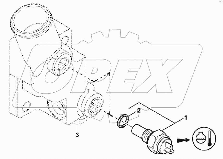  TEMPERATURE SWITCH, 4045HF280 A19001-