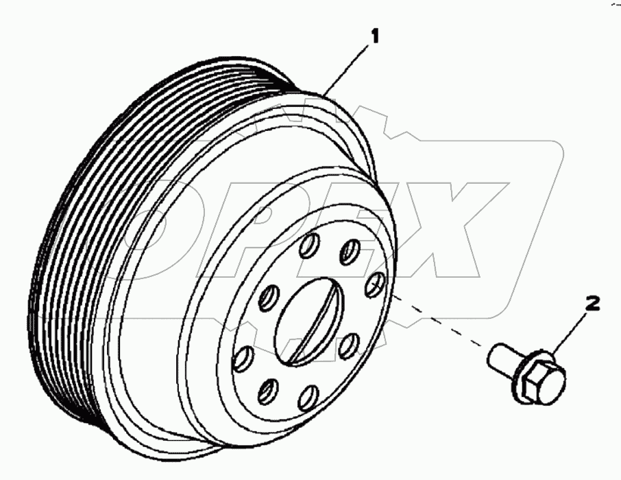  FAN PULLEY, 4045HF280 A19001-