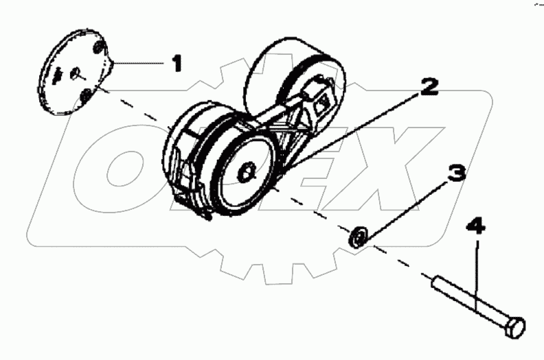  BELT TENSIONER, 4045HF280 A19001-