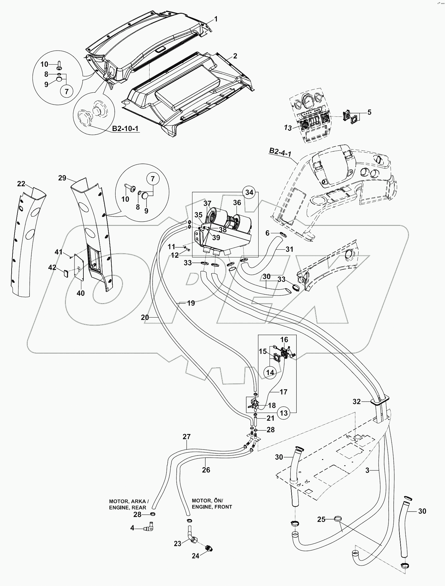  HEATER, HEATING SYSTEM A19829-
