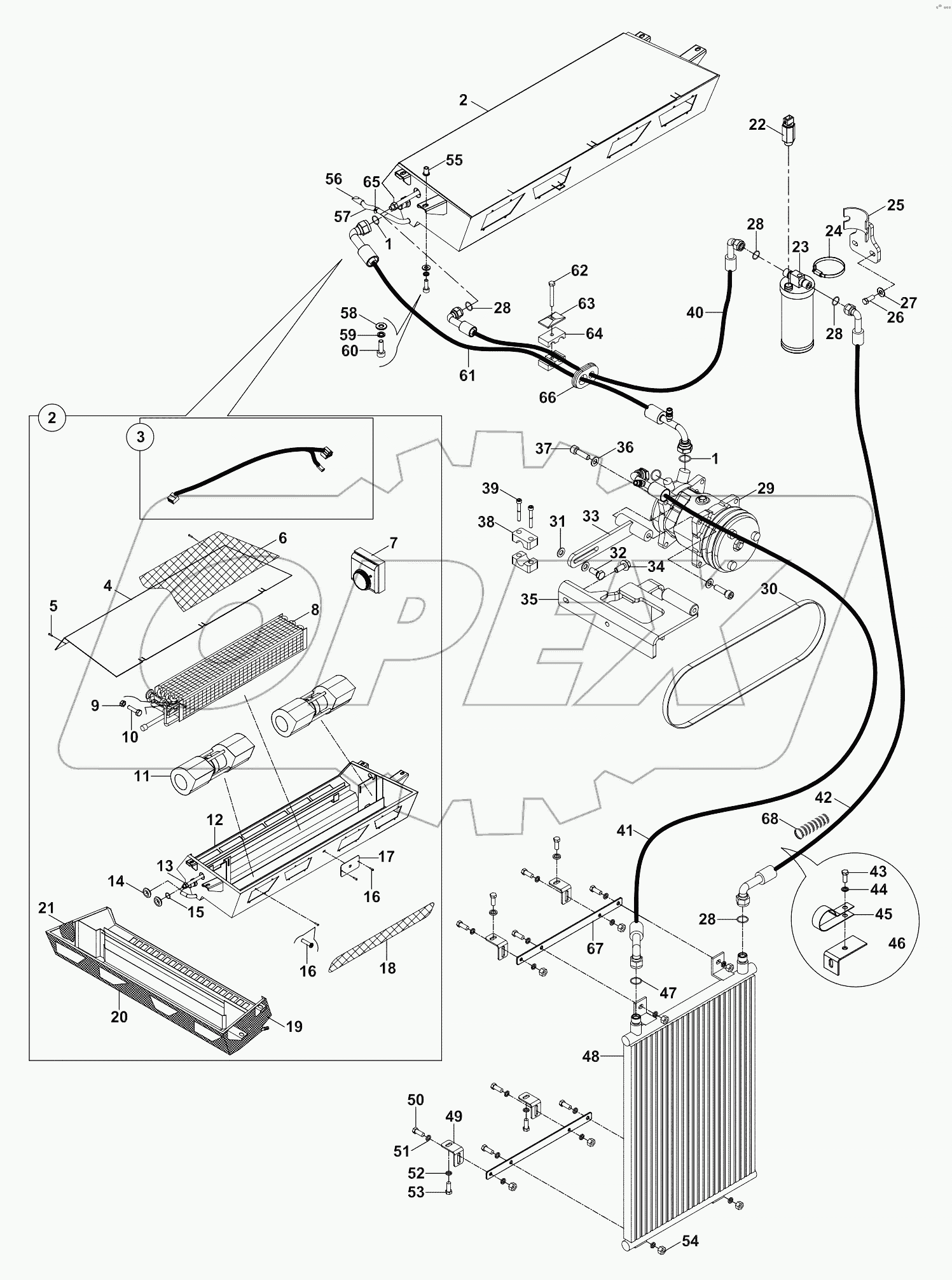  AIR CONDITIONER, COOLING SYSTEM A21137-