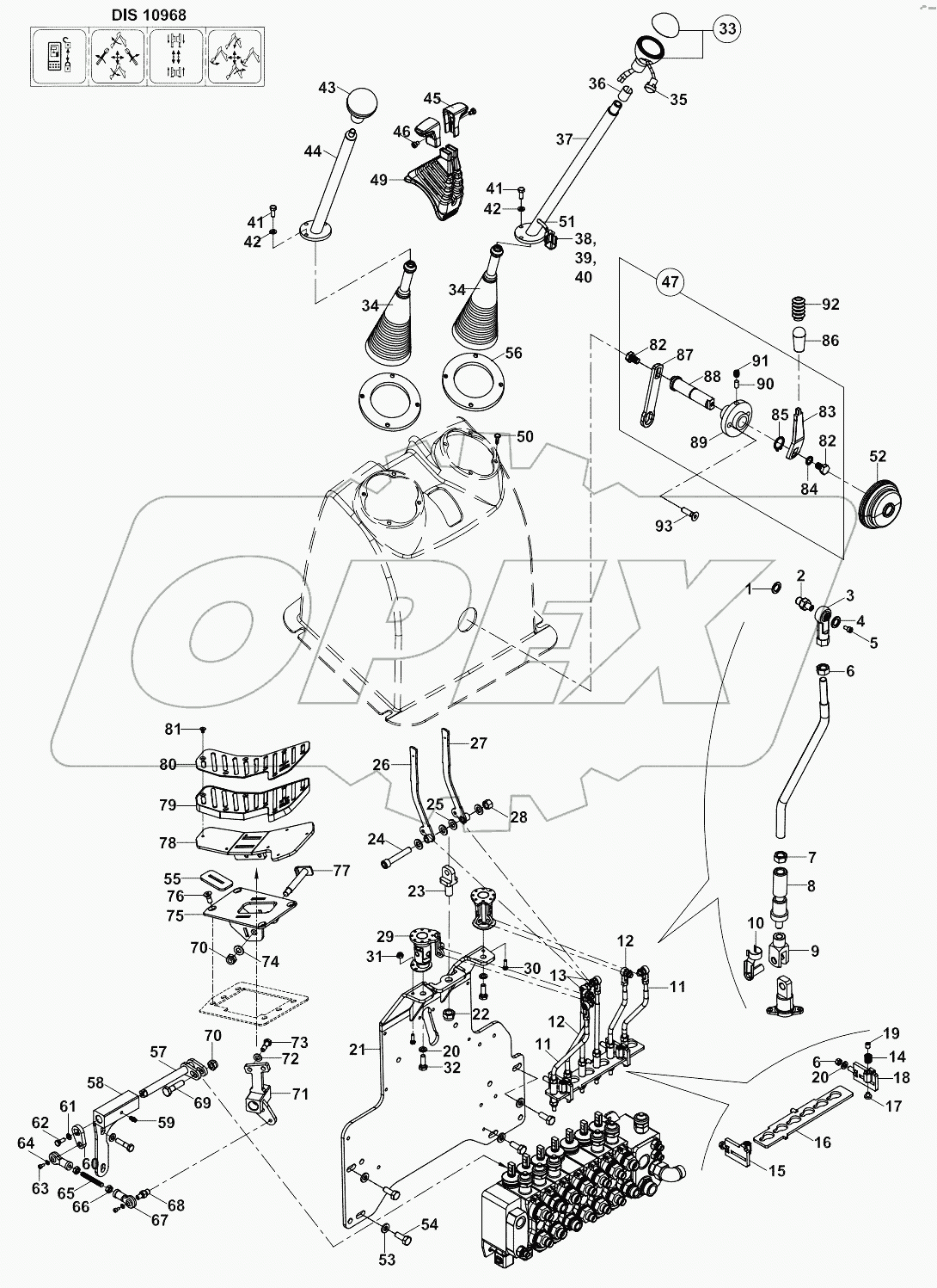  CONTROL SYSTEM, BACKHOE, TB A19001-