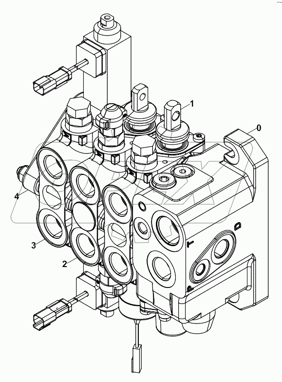  LOADER CONTROL VALVE ELEMENTS A19001-