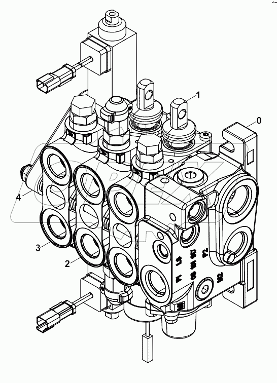  LOADER CONTROL VALVE ELEMENTS A19001-