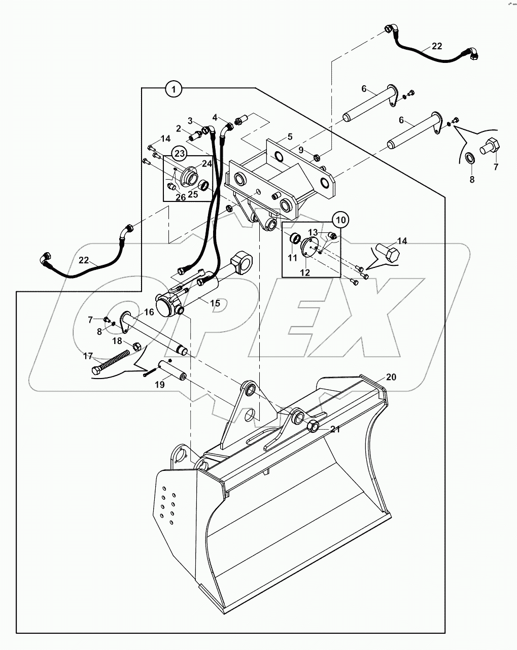  TILTING BUCKET A19001-