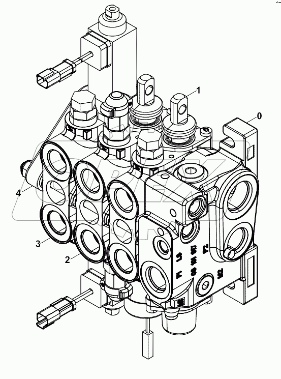  LOADER CONTROL VALVE ELEMENTS A19001-
