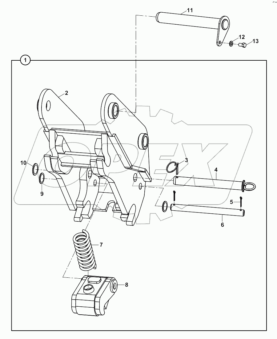  QUICK COUPLER, BACKHOE A19001-