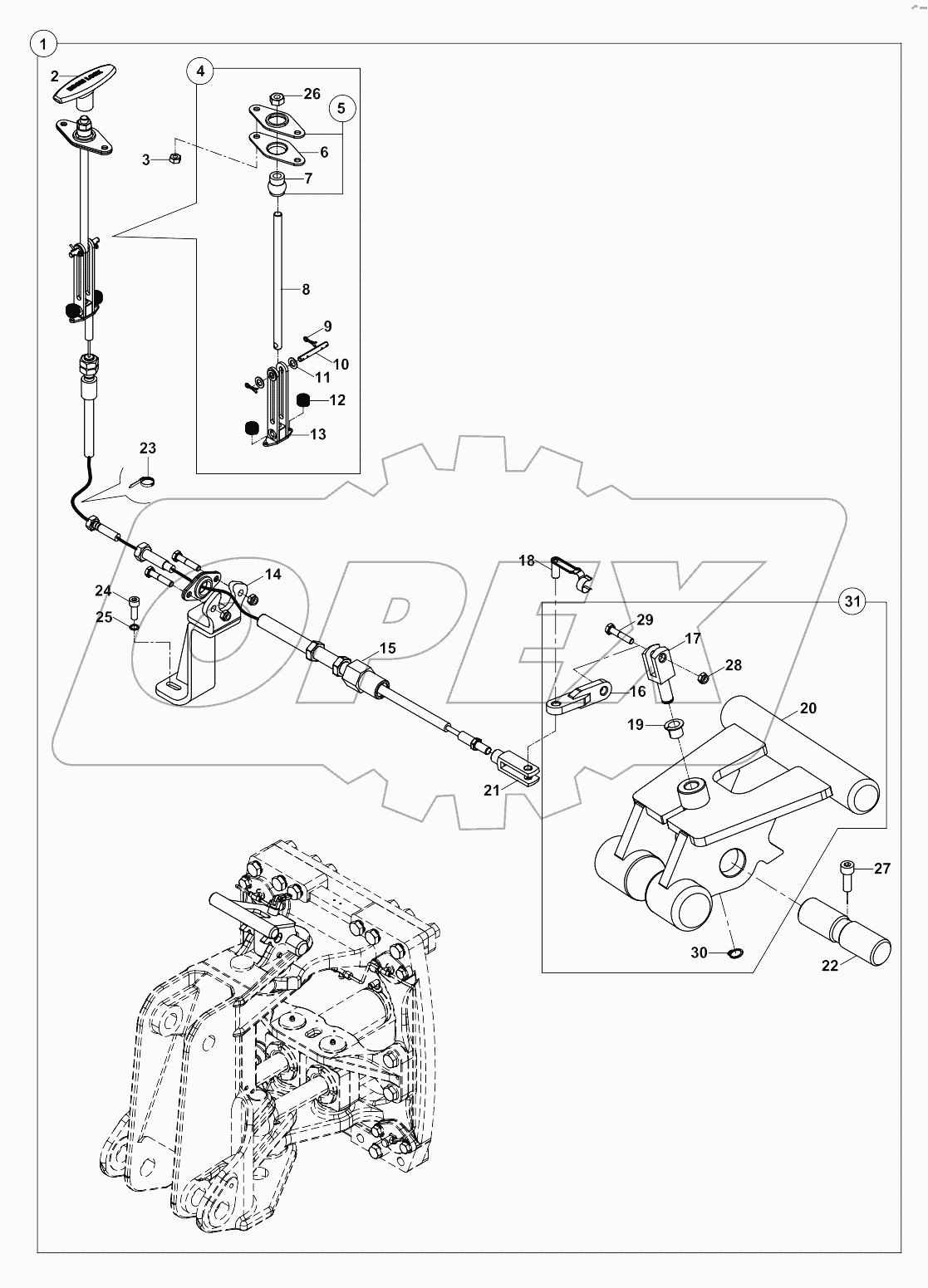  BOOM LOCKING AND MECHANISM A19001-