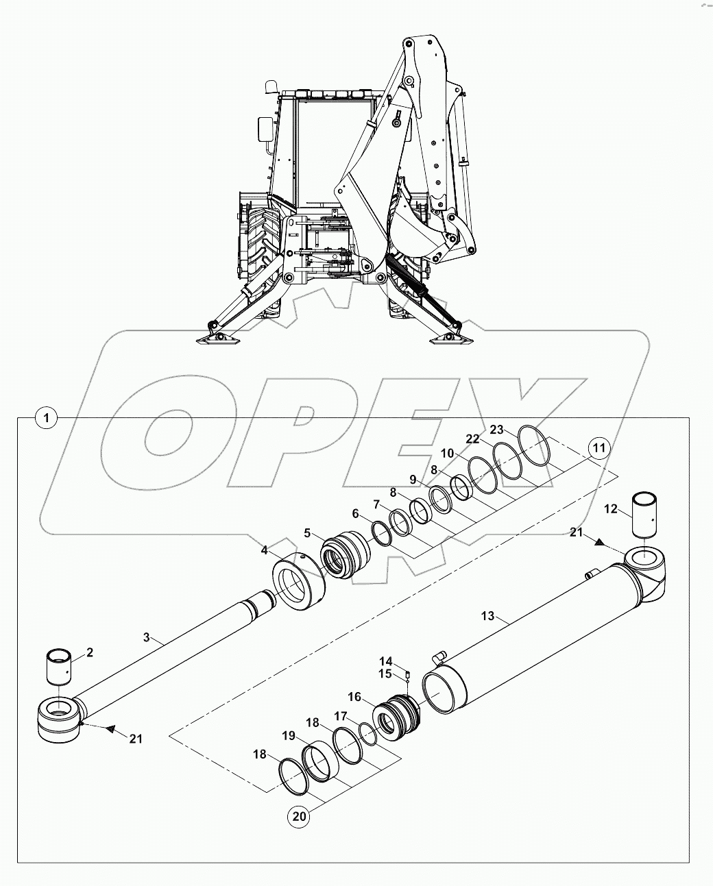  RAM, STABILISER, RIGHT A19001-