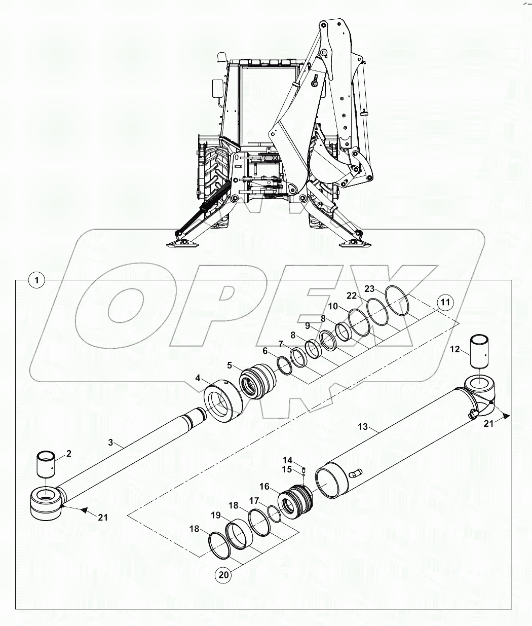  RAM, STABILISER, RIGHT A19001-