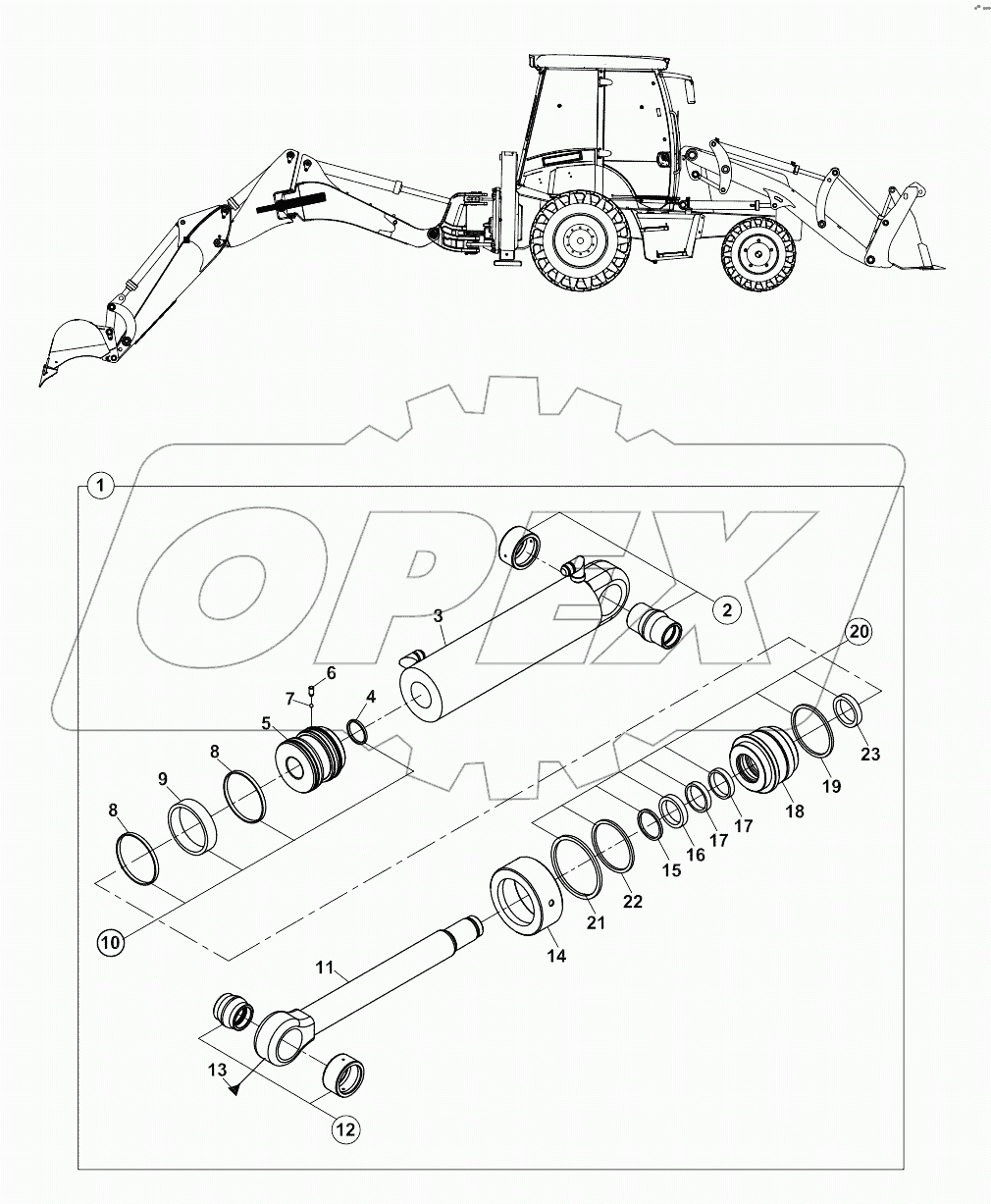  RAM, ARTICULATED BOOM A20119-