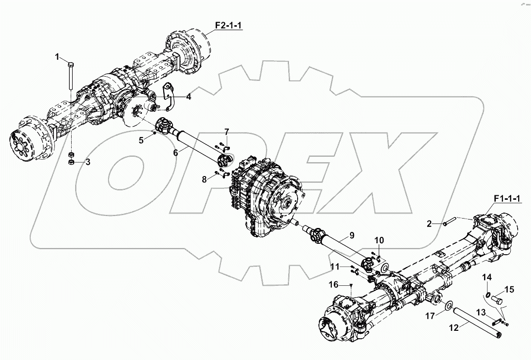  AXLE-PROPSHAFT-CHASSIS MOUNTINGS A19001-A20312