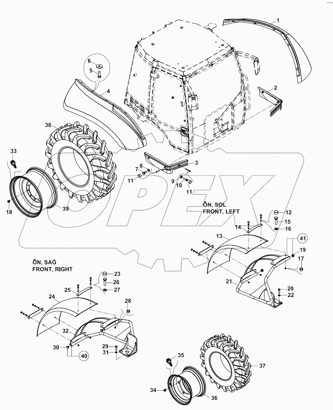  WHEEL & FENDERS A19001-