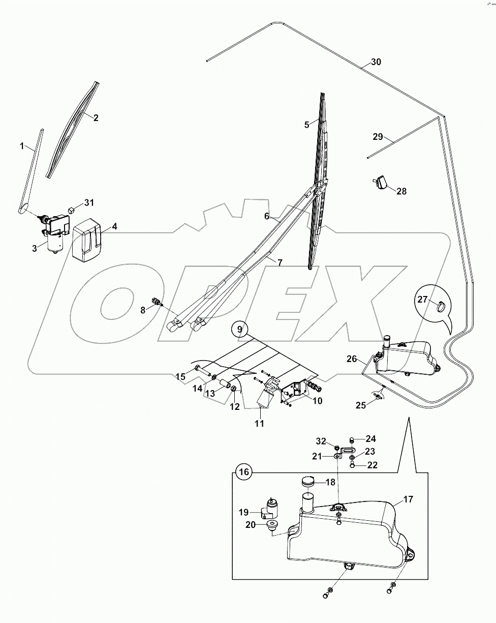  WIPER SYSTEM A19001-