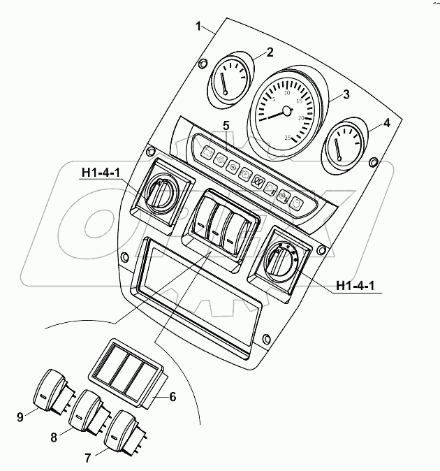  INSTRUMENT PANEL, SIDE, RIGHT A19001-