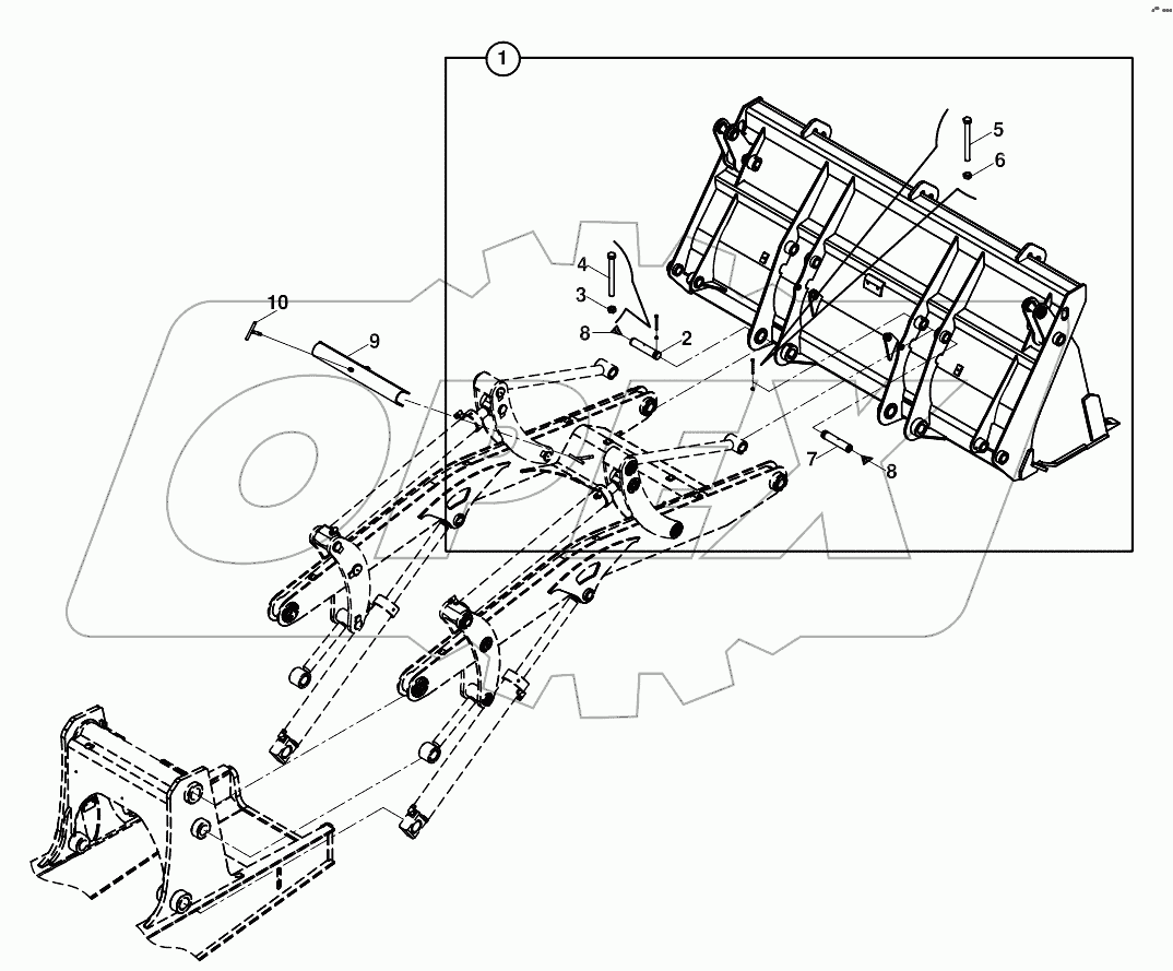  LOADER ATTACHMENT MOUNTING A19001-