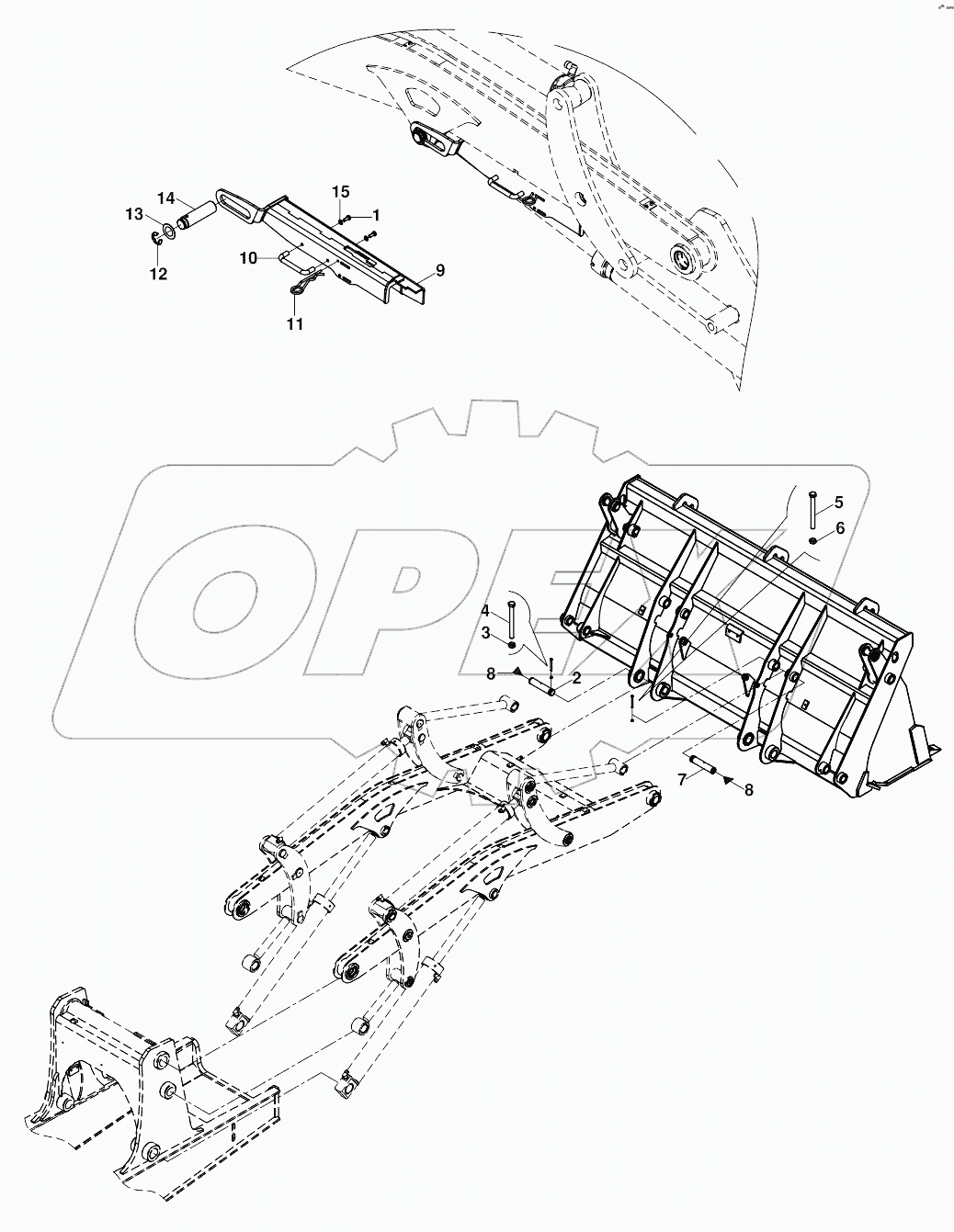  LOADER ATTACHMENT MOUNTING A19280-A20500