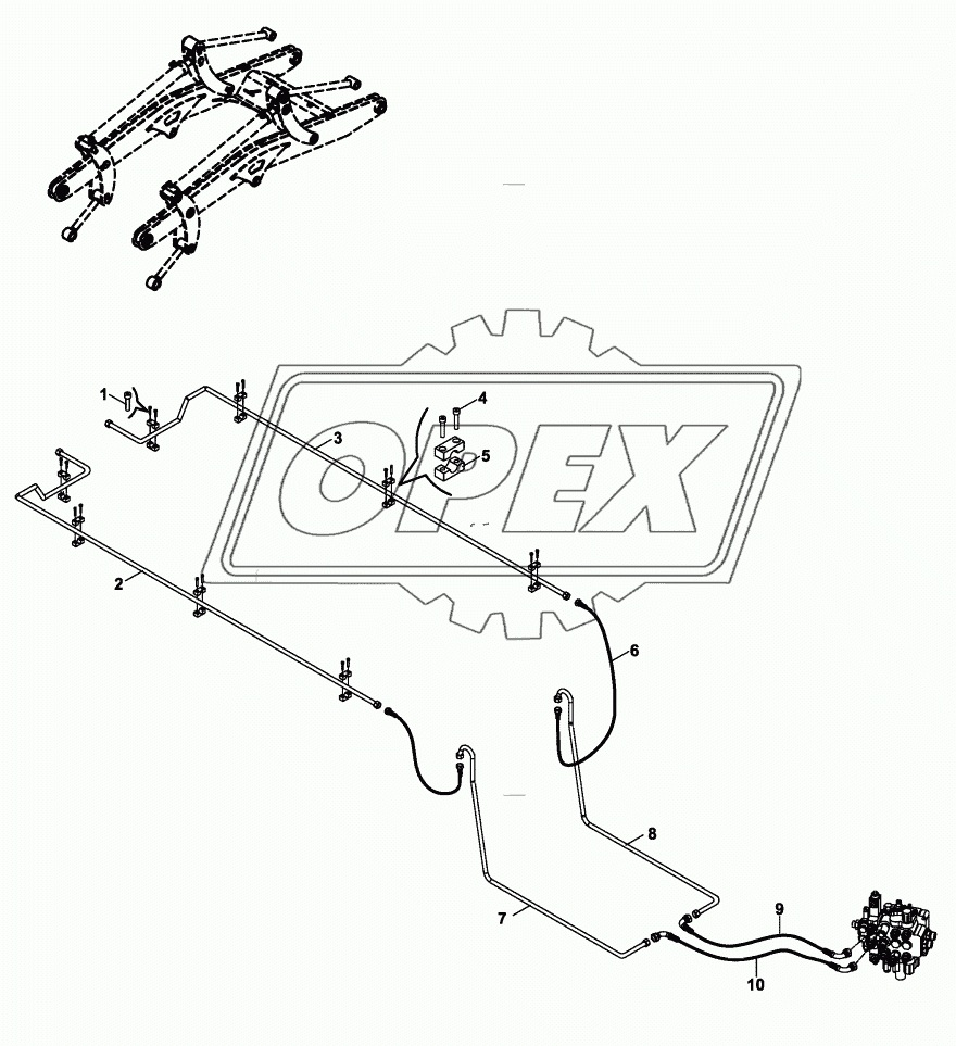 HYDRAULIC, CLAMSHOVEL INSTALLATION, LOADER