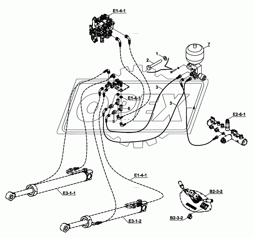 HYDRAULIC, SOFT DRIVE SYSTEM, LOADER