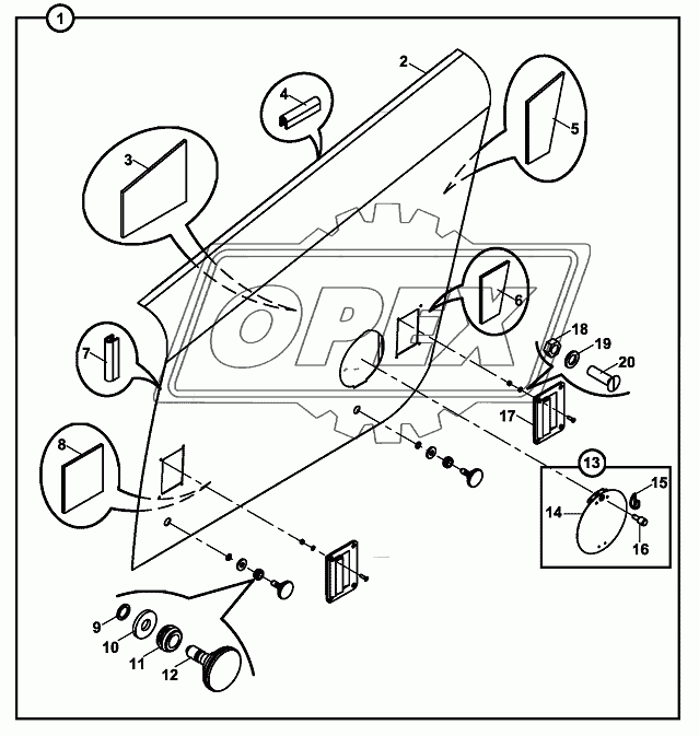 PANEL, ENGINE, LEFT SIDE