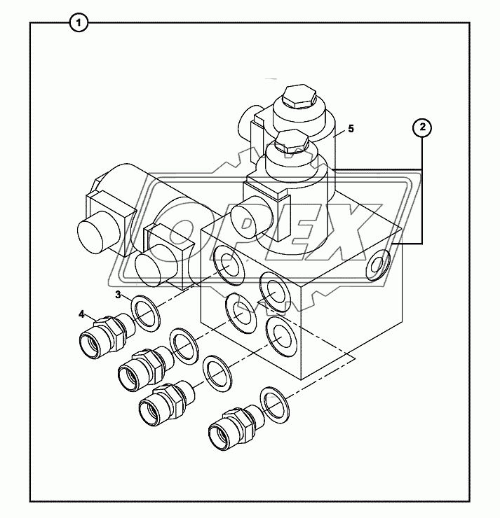 STEERING MODE SELENOID VALVE AND ADAPTERS