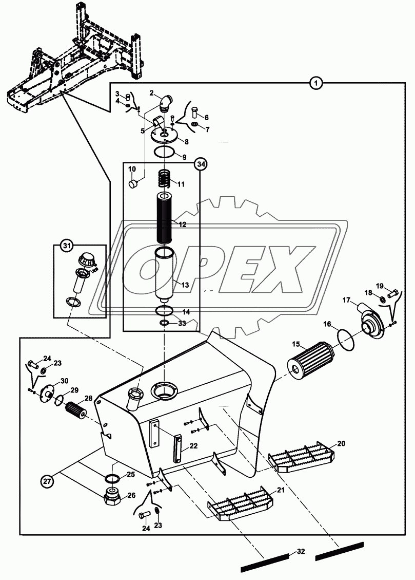 TANK, HYDRAULIC