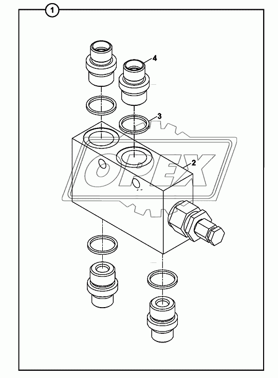 OVER CENTRE VALVE, STABILISER RAM