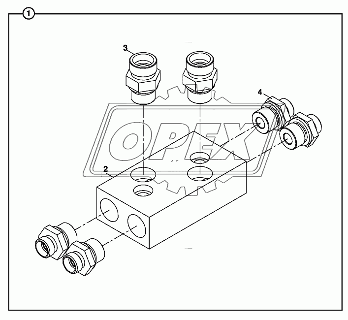 ADAPTER ASSY., CLAMSHOVEL