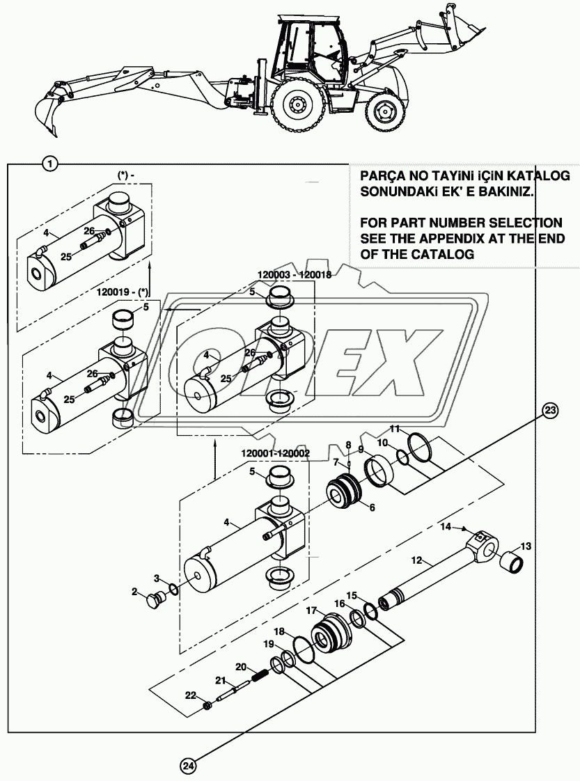 RAM, SLEW SWING (RIGHT - LEFT) 1