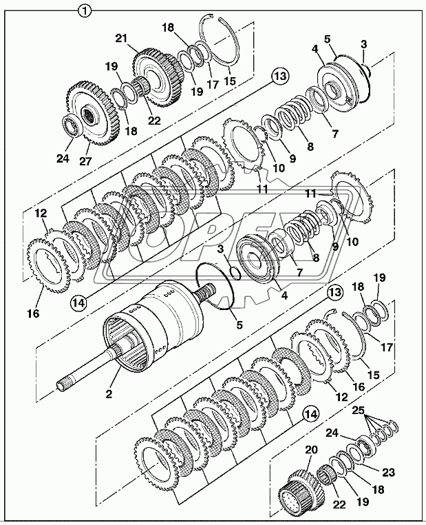 CLUTCH - INPUT, TRANSMISSION, PS760