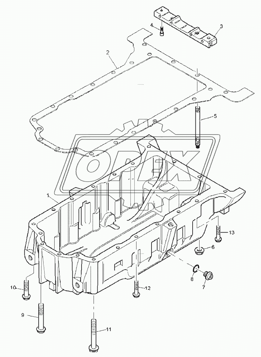 SUMP, ENGINE 1104C-44T, RG38101