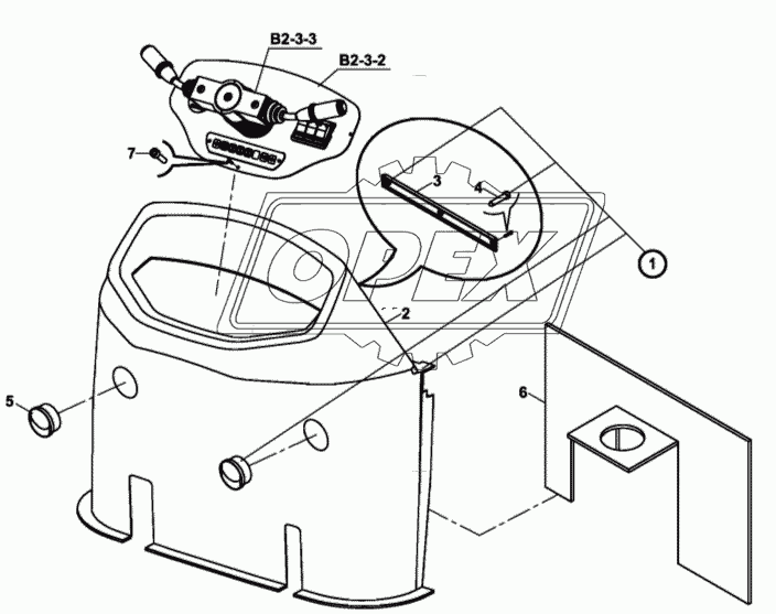 COVER, FRONT, CONTROL