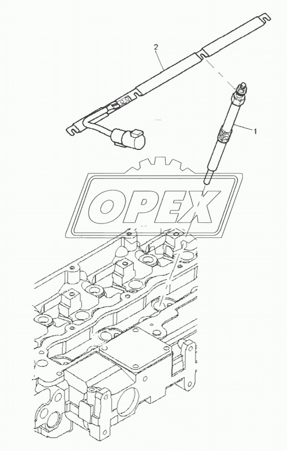 HEATER PLUGS, ENGINE 1104C-44T, RG38101