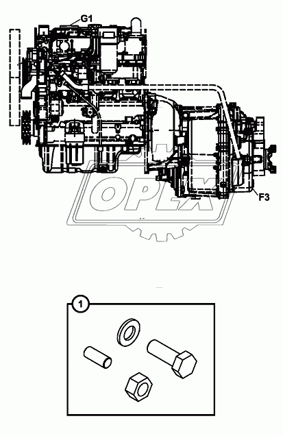 ENGINE AND TRANSMISSION ASSEMBLY