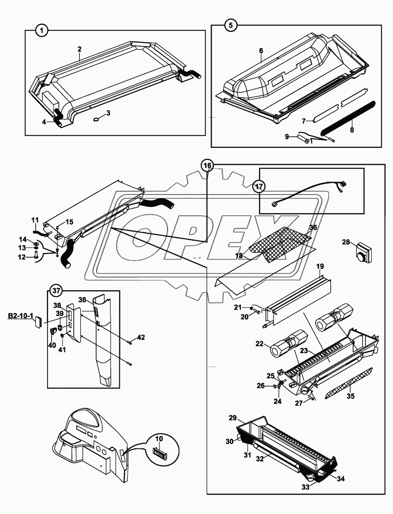 AIR CONDITIONER, CAB, COOLING SYSTEM 1