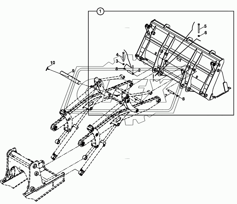 LOADER ATTACHMENT MOUNTING