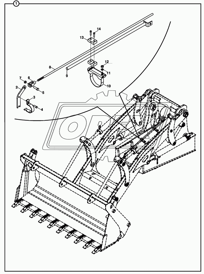 SHOVEL LEVELLING MECHANISM