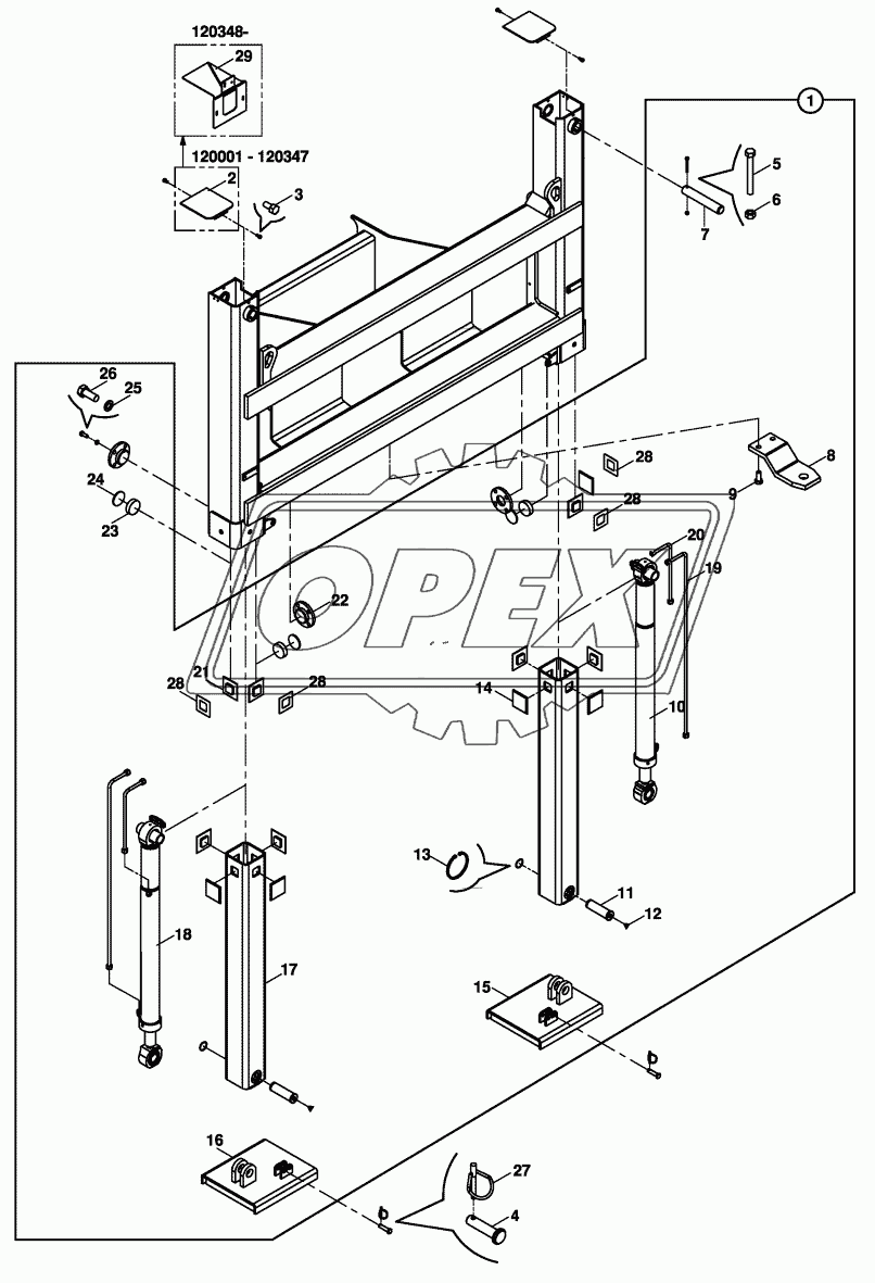 STABILISER, SIDESHIFT