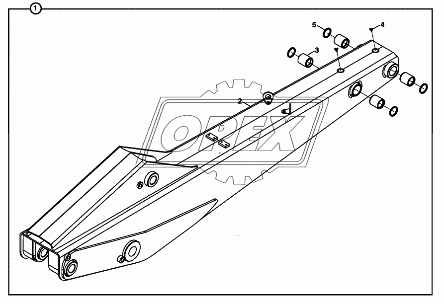 DIPPER, COMMON CENTERED RAM AND TIPPING LINK