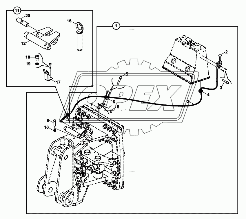 BOOM LOCKING AND MECHANISM 3